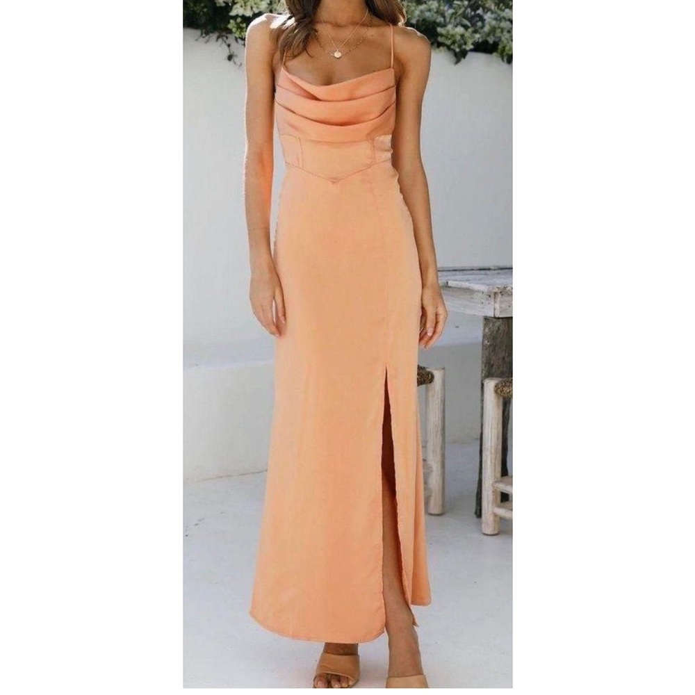 Hello Molly golden thoughts maxi dress xs